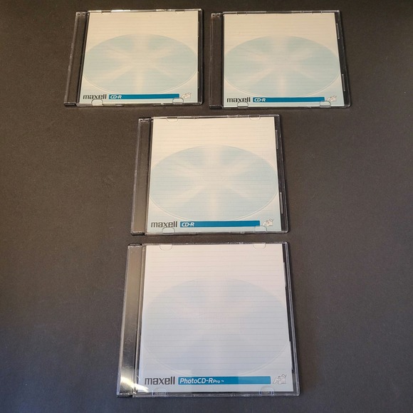 Maxwell CD-R Lot Of 4 700MB 80 Min  Open Unused - Picture 3 of 7